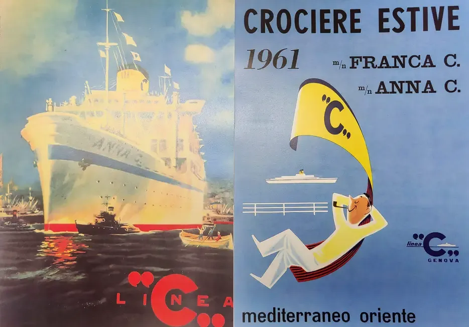 75 Jahre Costa: Wir stöbern in den Archiven der “Linea C”  und Costa Cruises