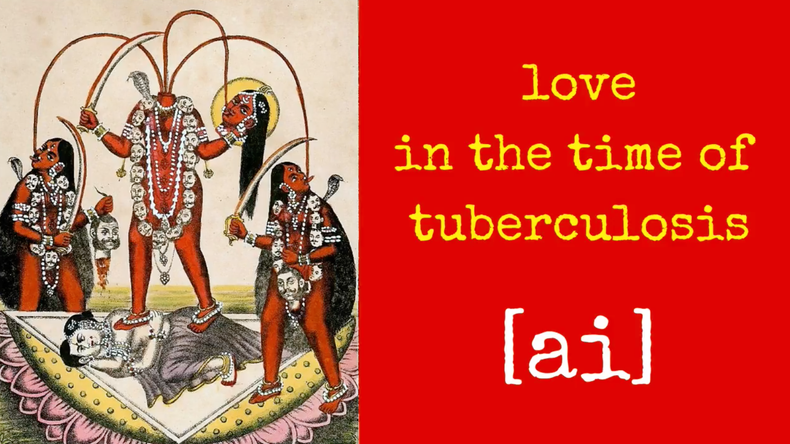 Singer-songwriter [ai] has released their archaically infectious serenade, ‘Love in the Time of Tuberculosis’.