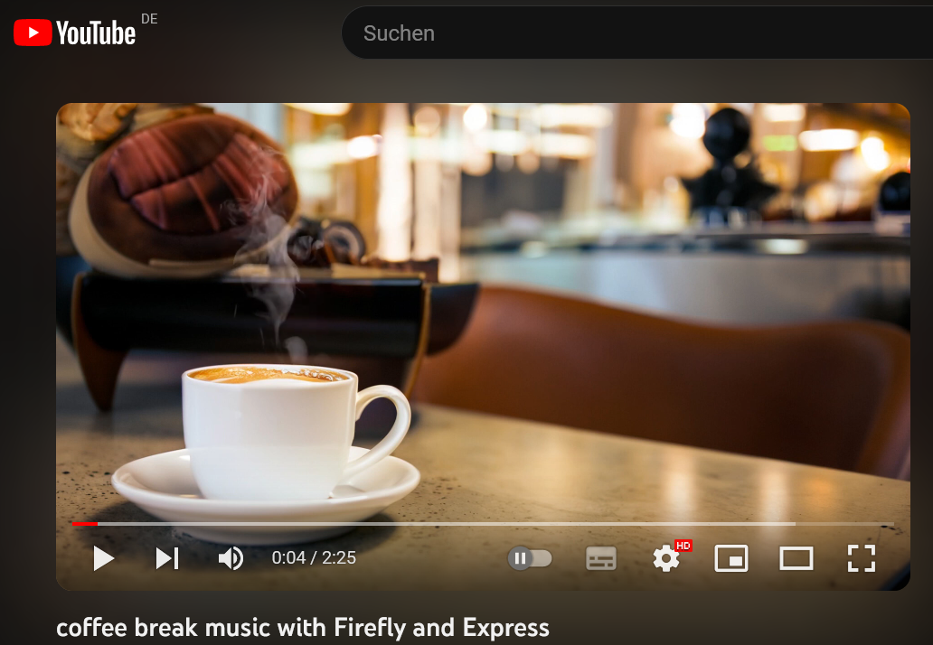 Pausenmusik mit Adobe Firefly und Express