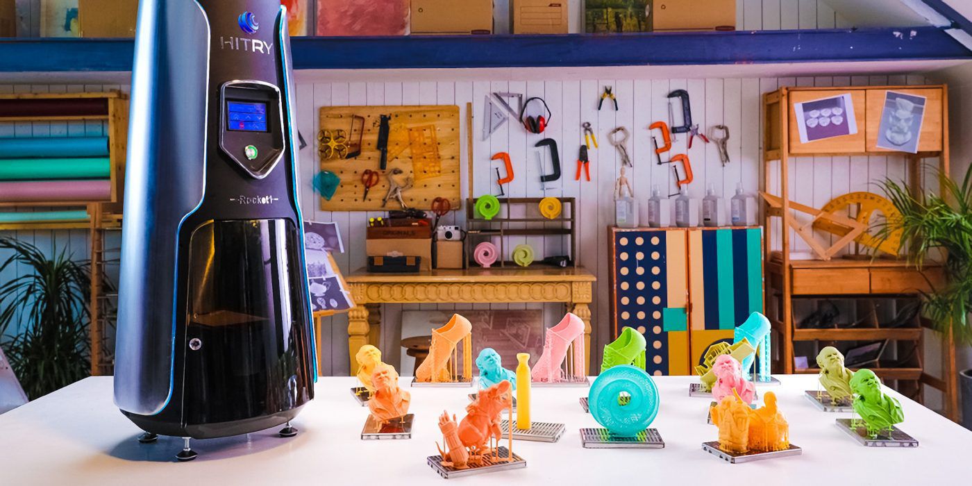Rocket 1 Is a Top-Down 3D Printer with Multi-Color Support