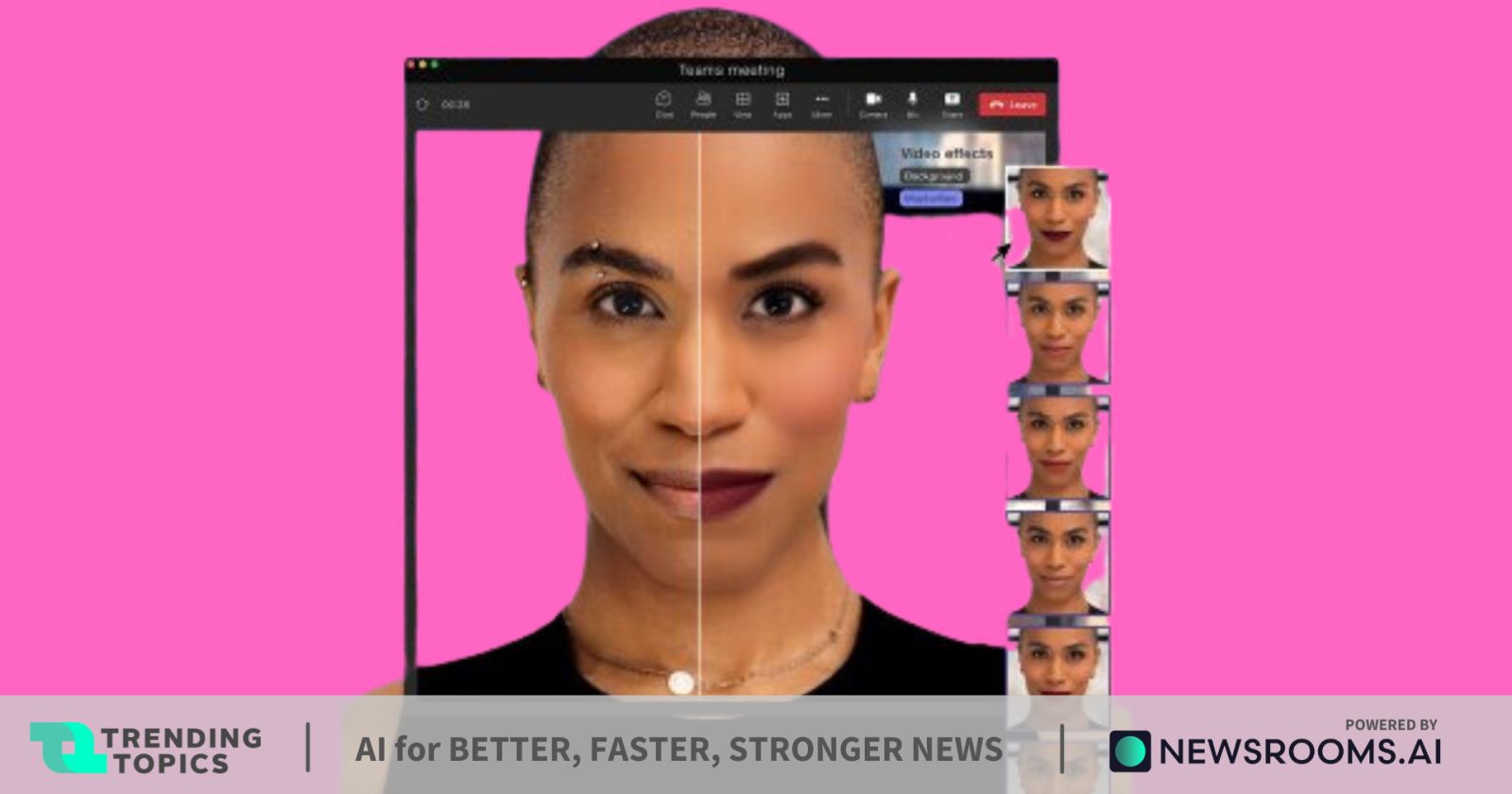 Nie wieder schminken für Videocalls: Neuer Make-up-Filter bei Microsoft Teams
