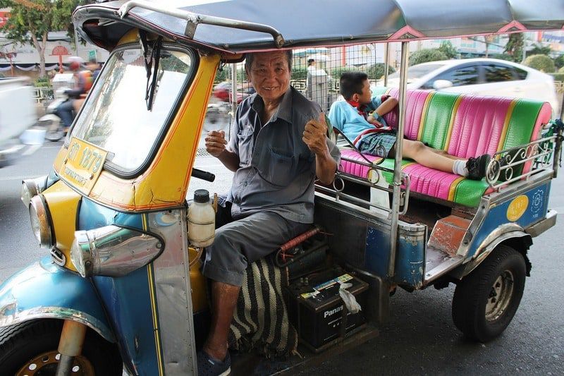Tuk-tuk driver, Thailand