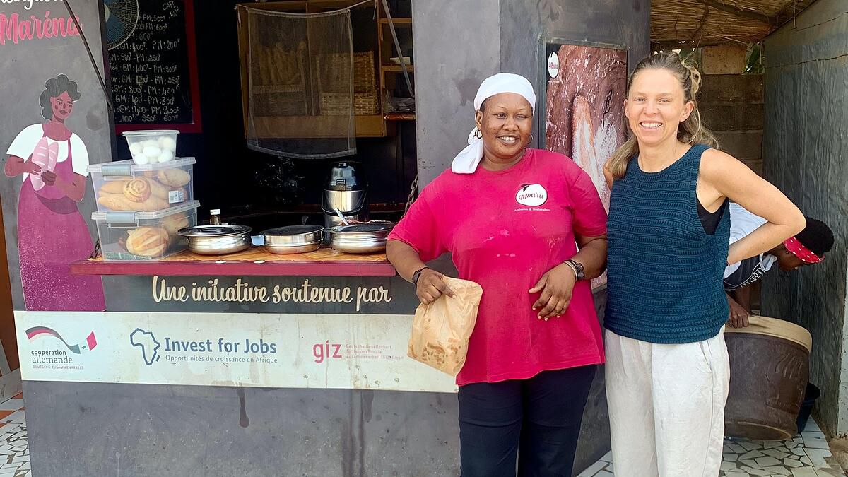 Im Senegal isst man Stadtlauringer Backwaren - und daran ist Bäckergesellin Sarah Braun nicht ganz unschuldig