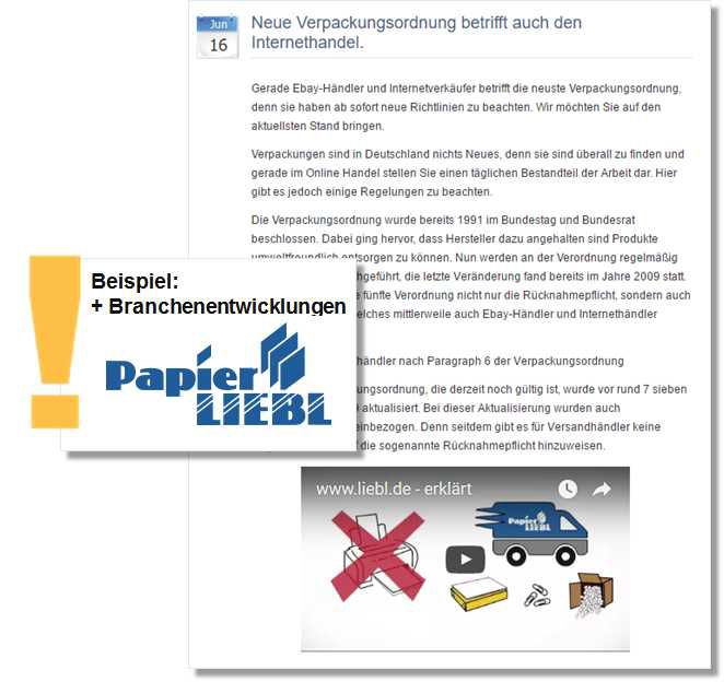 Pressemitteilung Papier Liebl GmbH zur neuen Verpackungsverordnungen