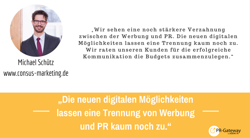 PR-Megatrends 2017: iachael Schütz, consus-marketing.de