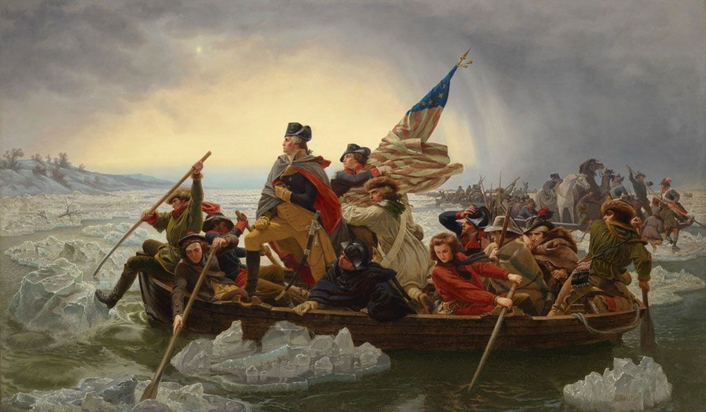 Washington Crossing the Delaware · an American masterpiece comes up for auction