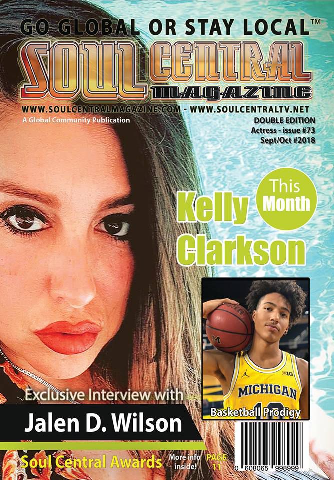 Soul Central Magazine #Edition #73 Actress Kelly Rodela Clarkson