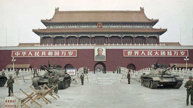 On this day, Chinese army massacred the protesters at Tiananmen Square