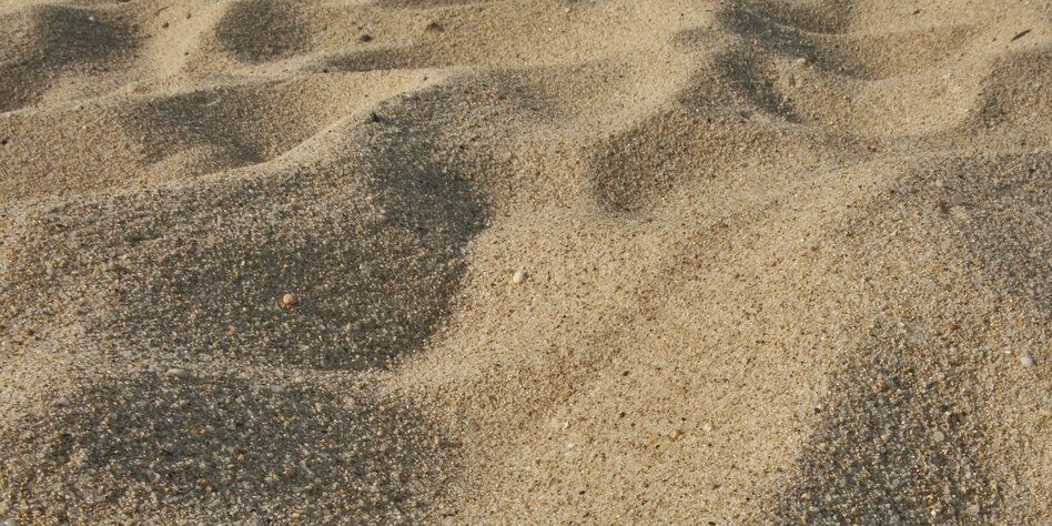 Bauen ohne den Rohstoff Sand: Kaffeepause für den Sand