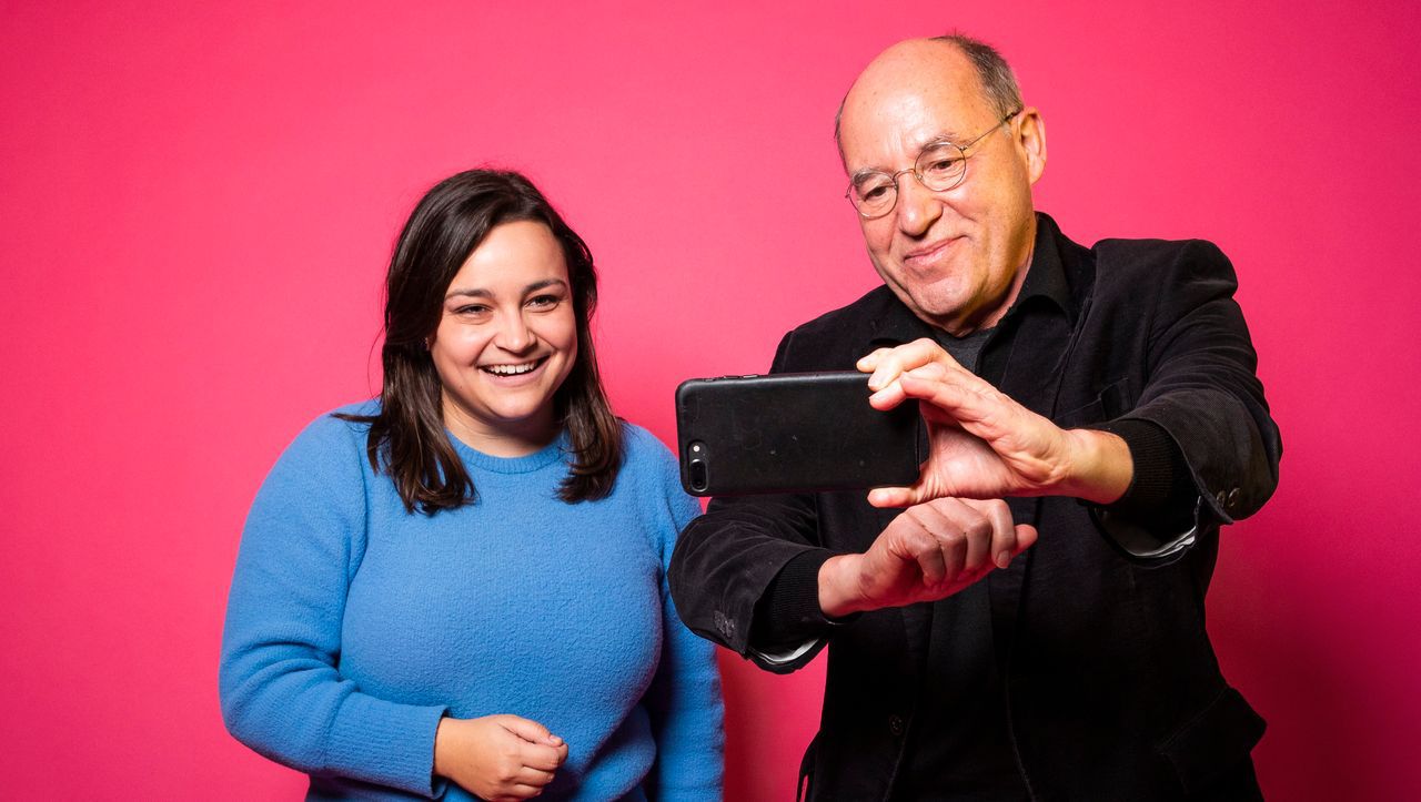 Catarina dos Santos Firnhaber (CDU) und Gregor Gysi (Linke)