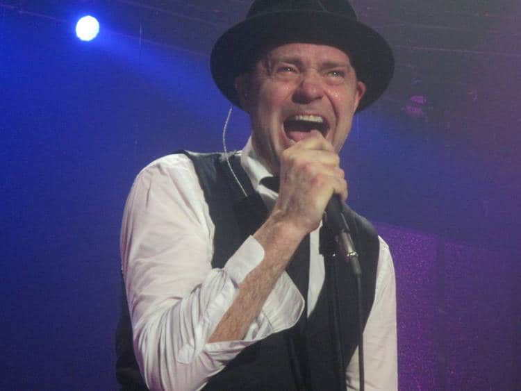 Gord Downie of The Tragically Hip singing - The last hurrah