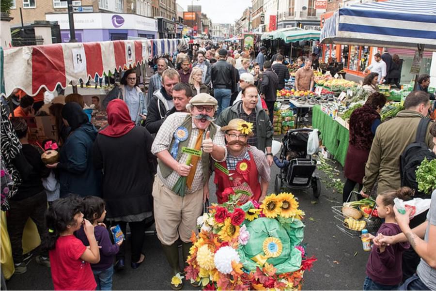 North End Road Market: Traffic-free Spring Market – Sunday 14 April 2019