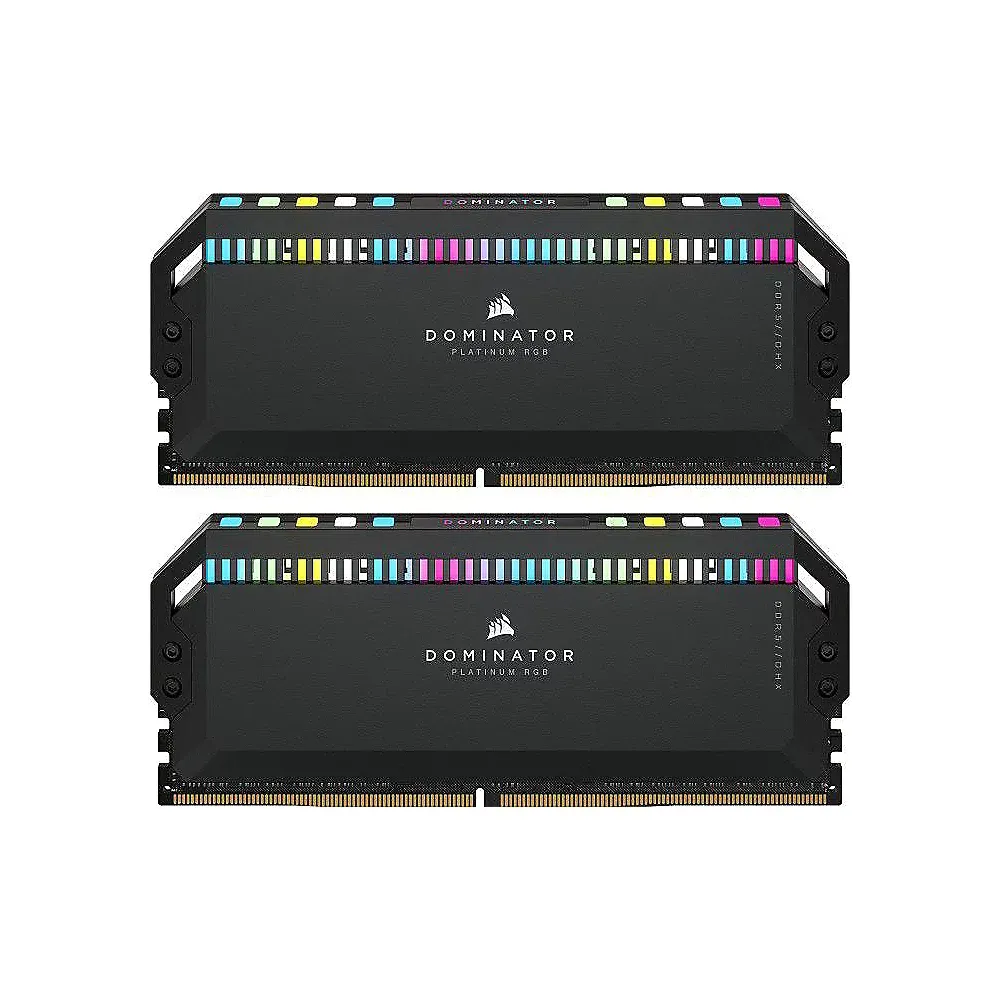 Cyberport: 32GB (2x16GB) Corsair Dominator Platinum RGB DDR5-5600 CL36 Speicher Kit