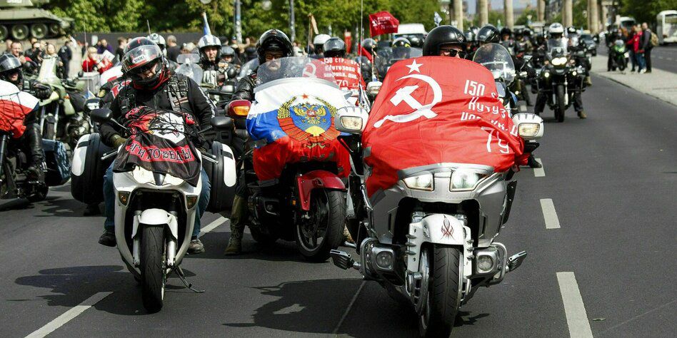 Prorussischer Motorradclub am 9. Mai: Putins Biker touren zu Gedenkstätte