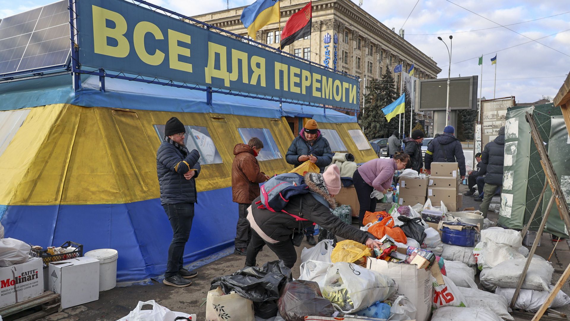 Lage in Charkiw: "Viele Verwundete in der Stadt"