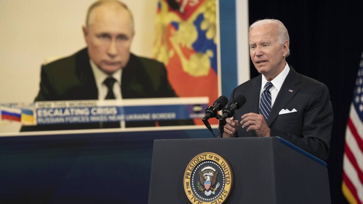 Rede-Fernduell: Putin gibt sich als Beschützer - Biden beschwört Stärke der Nato