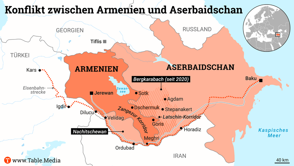 Neue Spannungen zwischen Armenien und Aserbaidschan