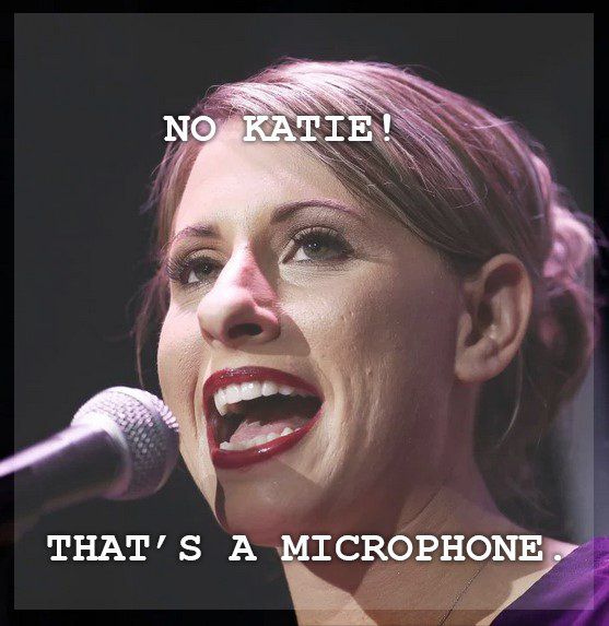 Katie That Is A Microphone