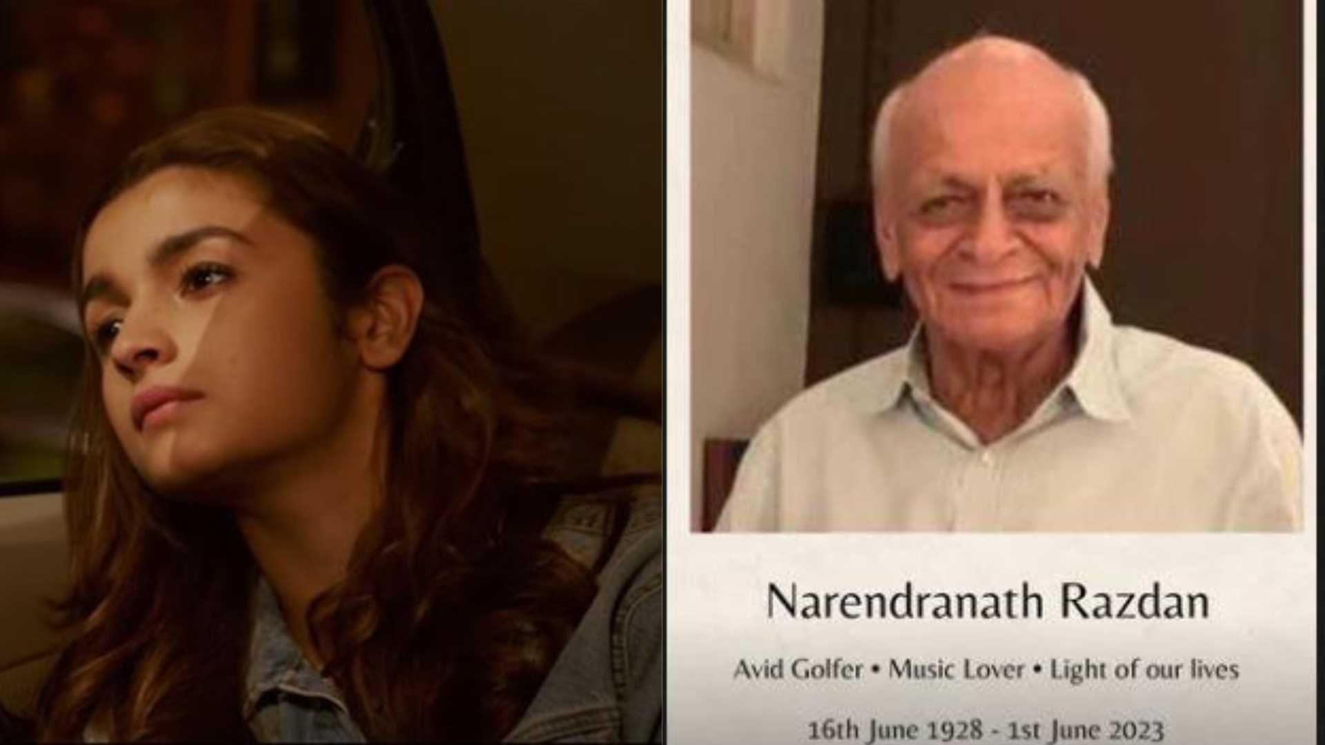 Alia Bhatt Mourns the Loss of Grandfather Narendranath Razdan, Pays Tribute to “Nanaji’s” Life and Legacy