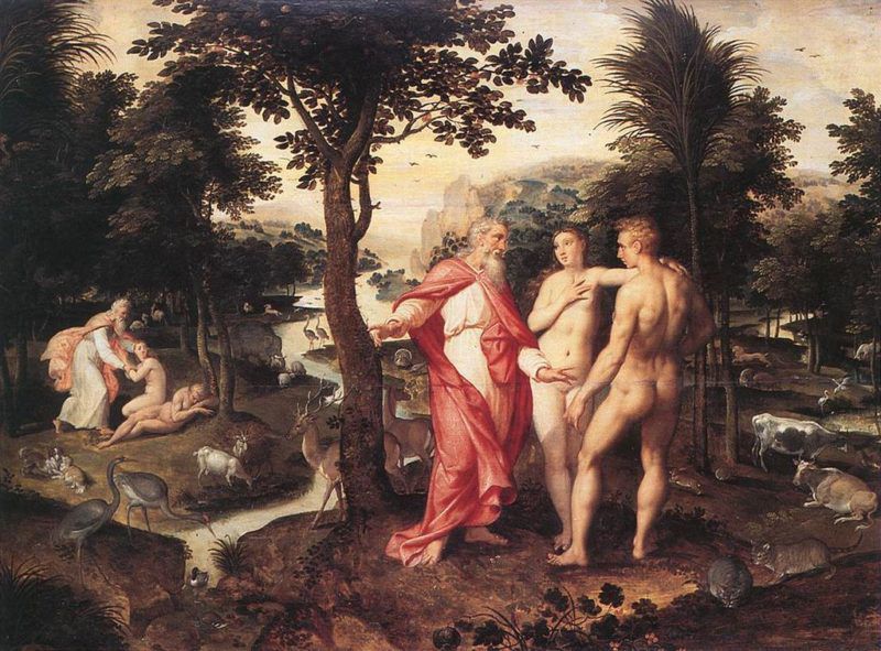The Garden of Eden painting by Jacob de Backer