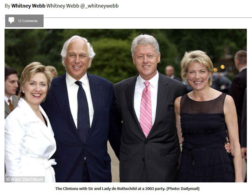 The Clintons with Rothschilds