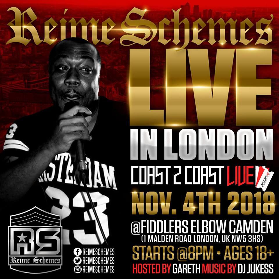 REIME SCHEMES Performing #LIVE in London UK - Nov 4th