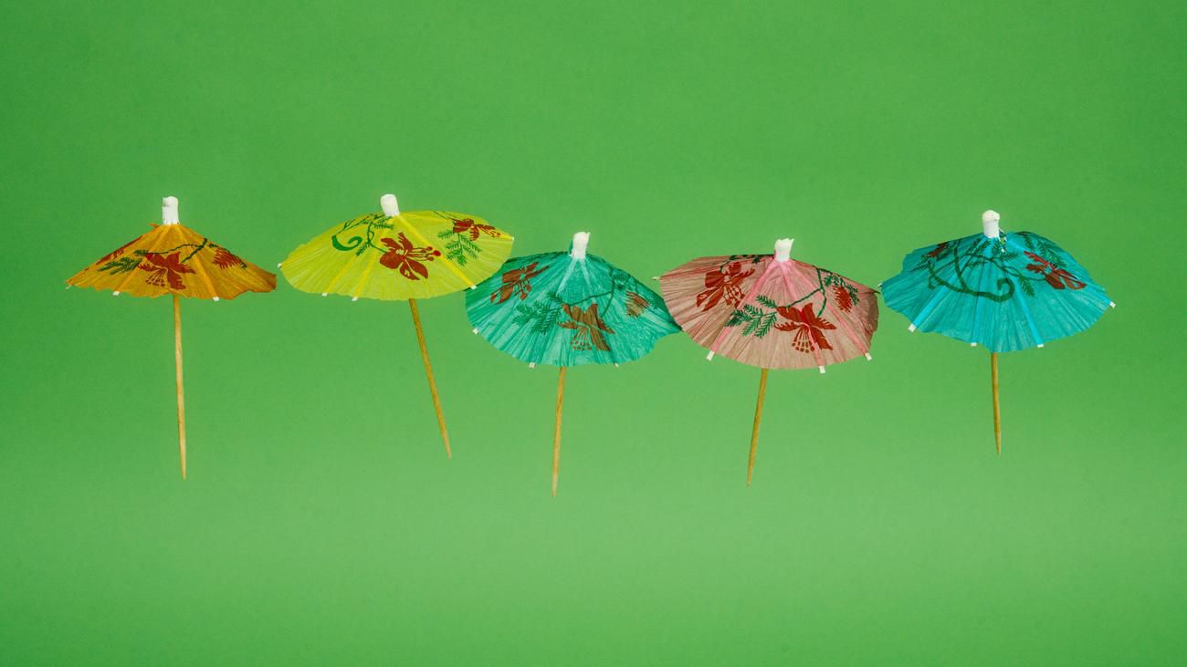 Cocktailschirmchen: Ein Schirmchen für alles