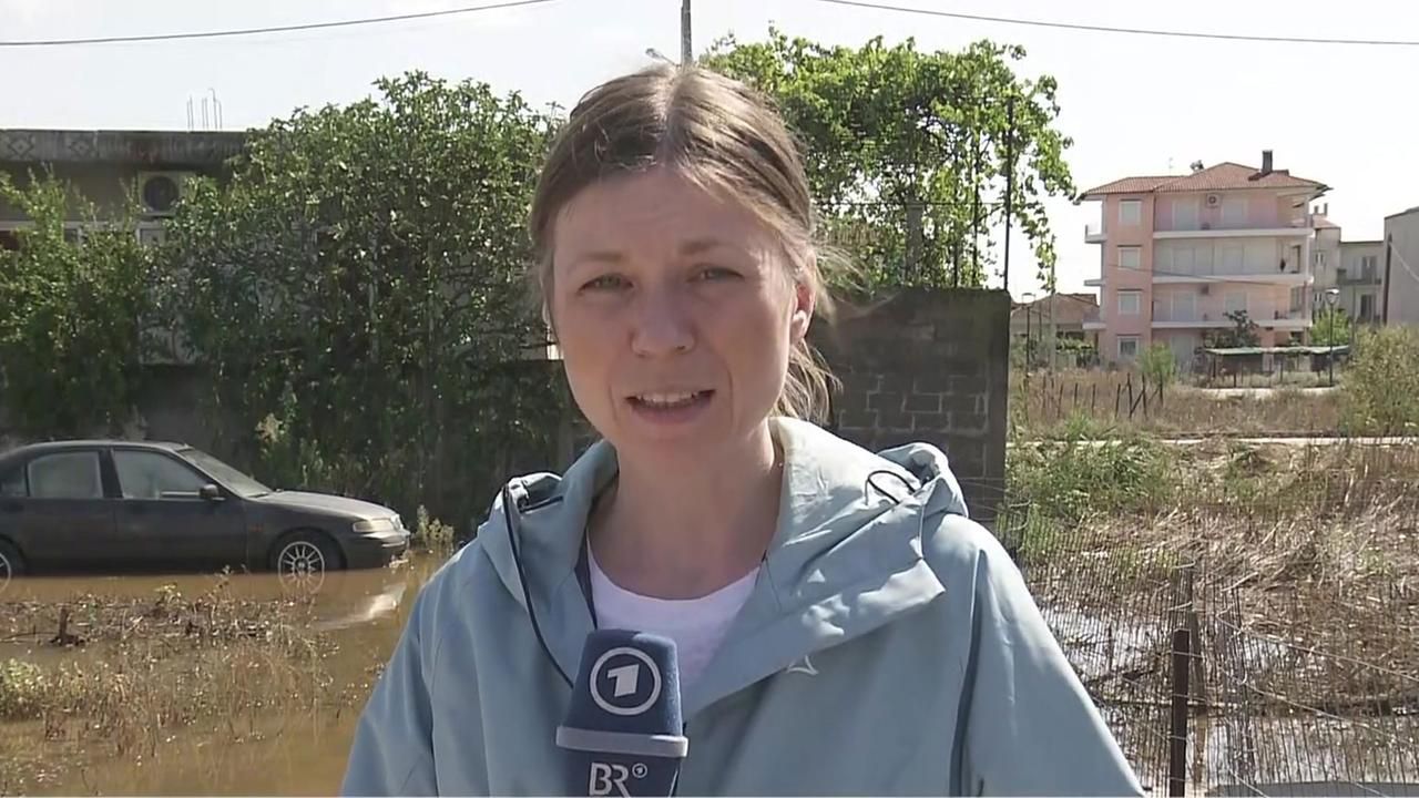 Live Schalte: Christina Schmitt, ARD Athen, zzt. Larisa, zur Situation nach schweren Unwettern in Griechenland
