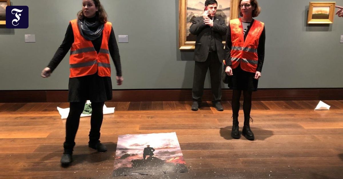 Security stoppt Klebe-Aktion von „Letzter Generation“ an berühmtem Gemälde