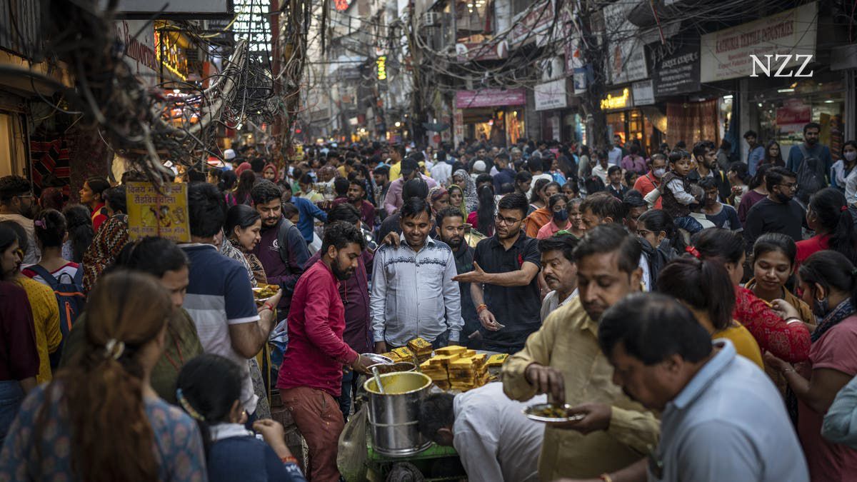 Indien überholt China als bevölkerungsreichstes Land der Welt