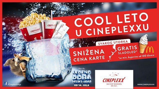 Repertoar Cineplexx (Delta City i UŠĆE Shopping Center)