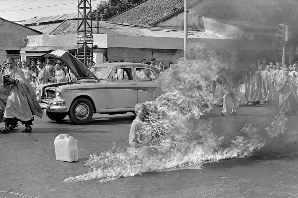 Thich Quang Duc self-immolation